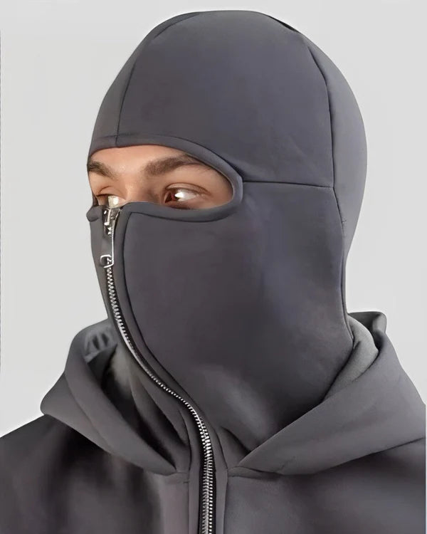 Full-Zip Hoodie Maskendesign