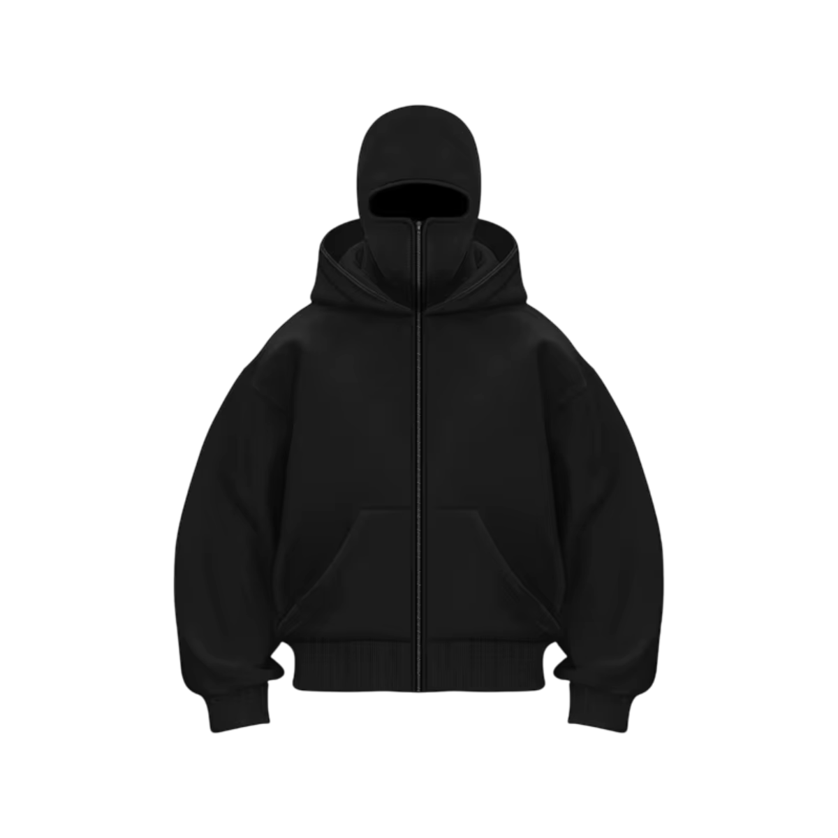 Full-Zip Hoodie Maskendesign