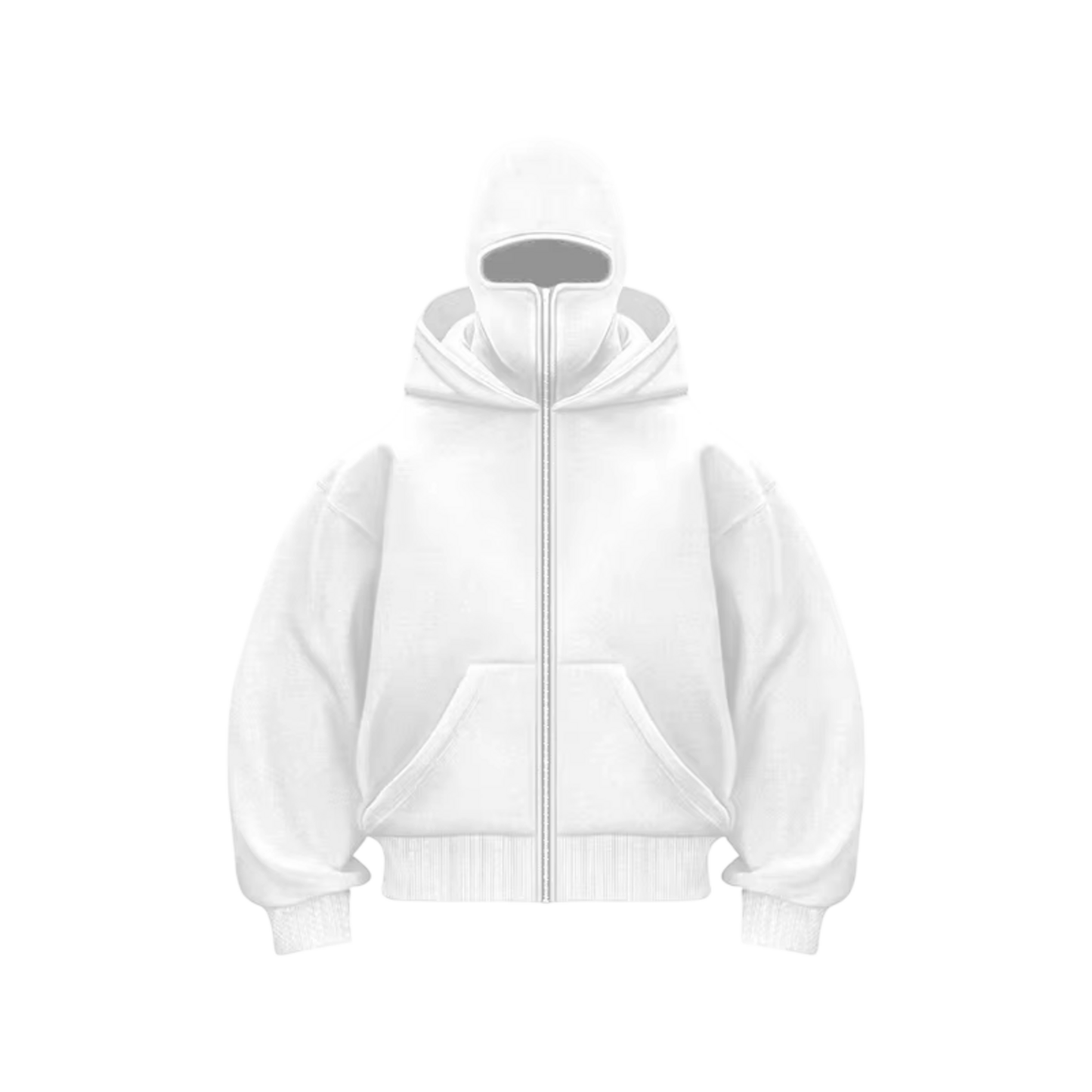 Full-Zip Hoodie Maskendesign